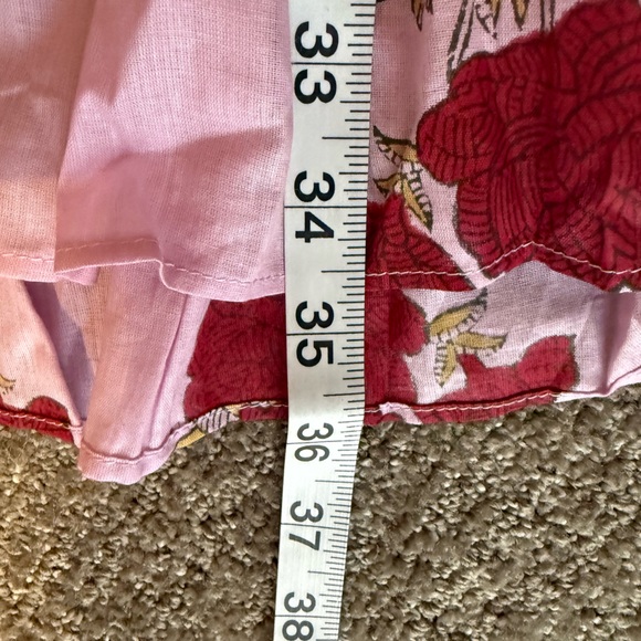 NWT Alix of Bohemia Cabana Ruby Rosette Dress Smocked Cotton Mini Dress Large - Picture 10 of 12